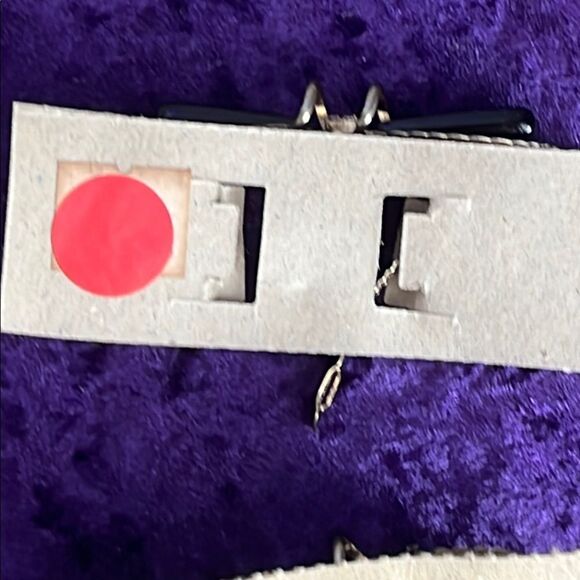 Vintage Elegant Goldtone and Black Barrettes Crystals Korea NWT - Picture 6 of 6